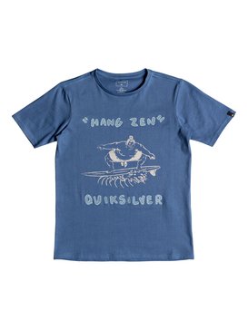 quiksilver, Hang Zen - T-Shirt für Jungen 8-16, BIJOU BLUE (bng0) Hang Zen - T-Shirt for Boys 8-16 EQBZT03768