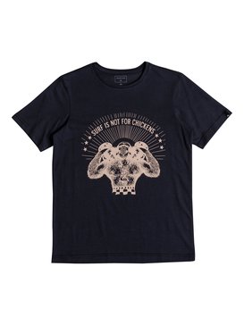 quiksilver, Chickens - T-Shirt for Boys 8-16, NAVY BLAZER (byj0) Chickens - T-Shirt for Boys 8-16 EQBZT03772