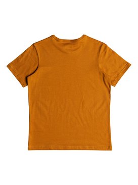 quiksilver, Living On The Edge - Camiseta para Chicos 8-16, INCA GOLD (nmy0) Living On The Edge - T-Shirt for Boys 8-16 EQBZT03773