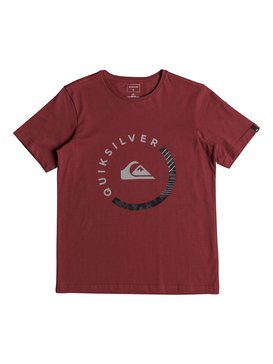 quiksilver, Slab Session - Camiseta para Chicos 8-16, GARNET (rqk0) Slab Session - T-Shirt for Boys 8-16 EQBZT03774