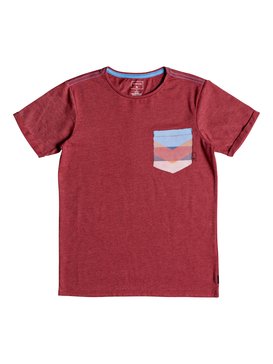 quiksilver, Stay - T-Shirt für Jungen 8-16, GARNET HEATHER (rqkh) Stay - T-Shirt for Boys 8-16 EQBZT03776