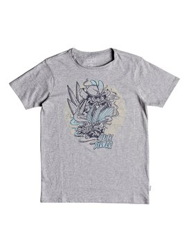 quiksilver, Hot Vapour - T-Shirt für Jungen 8-16, SLEET HEATHER (szph) Hot Vapour - T-Shirt for Boys 8-16 EQBZT03786