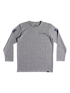 quiksilver, Double Stringer - Funktionelles Longsleeve mit UPF 30 für Jungen 8-16, MEDIUM GREY HEATHER (kpvh) Double Stringer - Technical UPF 30 Long Sleeve T-Shirt for Boys 8-16 EQBZT03794