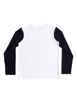 quiksilver, Shook Up - Camiseta de manga larga para Chicos 8-16, WHITE (wbb0) Shook Up - Long Sleeve T-Shirt for Boys 8-16 EQBZT03795