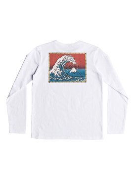 quiksilver, The Original M And W - Longsleeve für Jungen 8-16, WHITE (wbb0) The Original M And W - Long Sleeve T-Shirt for Boys 8-16 EQBZT03801
