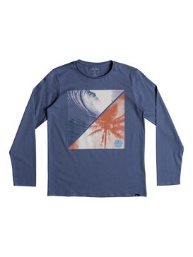 quiksilver, Colourful Night - Long Sleeve T-Shirt, BIJOU BLUE (bng0) Colourful Night - Long Sleeve T-Shirt EQBZT03808