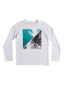 quiksilver, Colourful Night - Long Sleeve T-Shirt, WHITE (wbb0) Colourful Night - Long Sleeve T-Shirt EQBZT03808