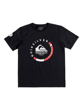 quiksilver, Quik Pro France 2018 - T-Shirt, BLACK (kvj2) Quik Pro France 2018 - T-Shirt for Boys 8-16 EQBZT03824