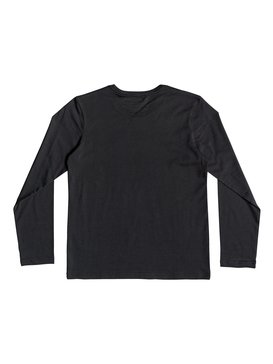 quiksilver, Living On The Edge - Longsleeve T-Shirt, BLACK (kvj0) Living On The Edge - Long Sleeve T-Shirt for Boys 8-16 EQBZT03839