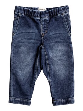 quiksilver, Fonic Hash Blue - Pantalon de jogging en denim coupe slim, HASH BLUE (bpyw) Fonic Hash Blue - Slim Fit Denim Joggers EQIDP03010