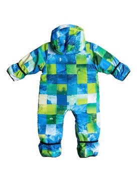 quiksilver, Little Rookie - Combinaison intégrale de snow, BLUE SULPHUR ICEY CHECK (ggp9) Little Rookie - Snow Suit EQITS03002