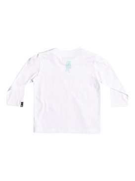 quiksilver, Classic Double Fish - Tee-Shirt à manches longues, WHITE (wbb0) Classic Double Fish - Long Sleeve T-Shirt EQIZT03027