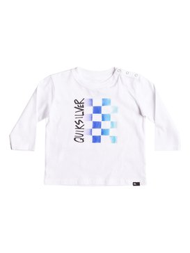 quiksilver, Double Check - Tee-Shirt à manches longues, WHITE (wbb0) Double Check - Long Sleeve T-Shirt EQIZT03029