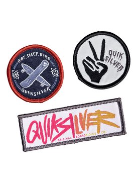quiksilver, Kid Patches - Parches bordados para Chicos 2-7, ASSORTED (ast) Kid Patches - Embroidered Badges for Boys 2-7 EQKAA03011