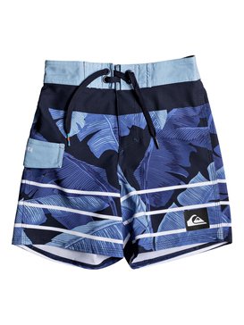 quiksilver, Highline Island Time 12" - Boardshort pour Garçon 2-7 ans, NAVY BLAZER (byj6) Highline Island Time 12" - Board Shorts for Boys 2-7 EQKBS03148