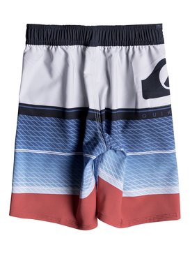 quiksilver, Boys 2 - 7 Highline Slab 14" Boardshorts, WHITE (wbb6) HIGHLINE SLAB BOY 14 EQKBS03152