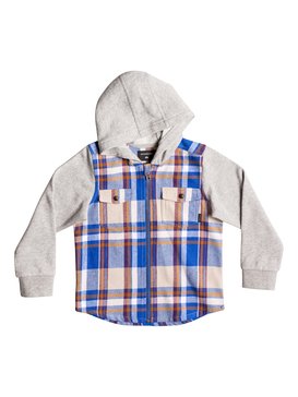 quiksilver, Bakye - Chemise à manches longues et à capuche, TURKISH SEA (bqs0) Bakye - Hooded Long Sleeve Shirt EQKFT03222