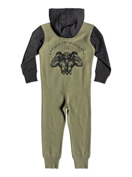 quiksilver, Minoo - Onesie mit Kapuze und Reißverschluss für Jungen 2-7, FOUR LEAF CLOVER (gph0) Minoo - Hooded Zip-Up Onesie for Boys 2-7 EQKFT03257