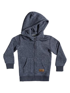 quiksilver, Keller - Polaire zippée pour Garçon 2-7 ans, NAVY BLAZER HEATHER (byjh) Keller - Zip-Up Polar Fleece for Boys 2-7 EQKFT03258