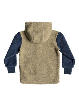 quiksilver, Tori Gates - Zip-Up Sherpa Hoodie für Jungen 2-7, NAVY BLAZER (byj0) Tori Gates - Zip-Up Sherpa Hoodie for Boys 2-7 EQKFT03262