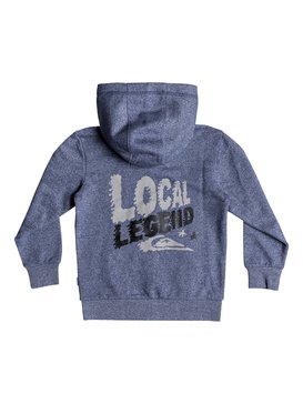 quiksilver, Legend - Kapuzenpulli mit Reißverschluss für Jungen 2-7, BIJOU BLUE HEATHER (bngh) Legend - Zip-Up Hoodie for Boys 2-7 EQKFT03263