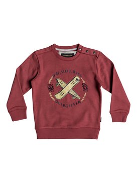 quiksilver, Eat And Ride - Sweatshirt for Boys 2-7, GARNET (rqk0) Eat And Ride - Sweatshirt for Boys 2-7 EQKFT03264
