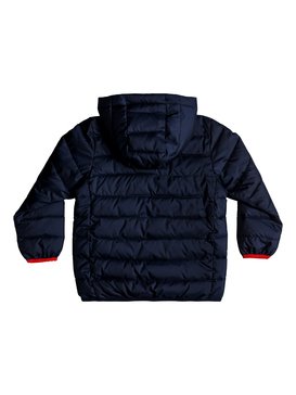 quiksilver, Scaly - Water-Resistant Puffer Jacket for Boys 2-7, NAVY BLAZER (byj0) Scaly - Water-Resistant Puffer Jacket for Boys 2-7 EQKJK03090