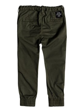 quiksilver, Takamatsu - Elastische Slim Fit Hose für Jungen 2-7, FOUR LEAF CLOVER (gph0) Takamatsu - Slim Elasticated Trousers for Boys 2-7 EQKNP03047