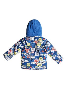 quiksilver, Little Mission - Veste de snow pour Garçon 2-7 ans, DAPHNE BLUE_ANIMAL PARTY (bqc1) Little Mission - Snow Jacket for Boys 2-7 EQKTJ03009