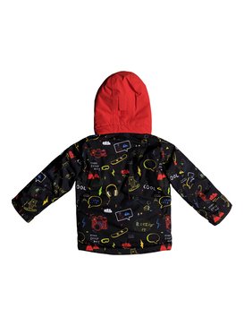 quiksilver, Little Mission - Veste de snow pour Garçon 2-7 ans, BLACK_MAOAM TATT (kvj6) Little Mission - Snow Jacket for Boys 2-7 EQKTJ03009