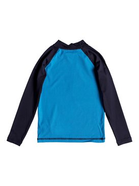 quiksilver, Bubble Dream - Licra de Manga Larga con Protección Solar UPF 50, BLUE DANUBE/ NAVY BLAZER (xbkb) Bubble Dream - Long Sleeve UPF 50 Rash Vest EQKWR03023