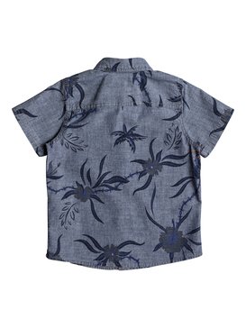 quiksilver, Shakka Mate - Chemise à manches courtes pour Garçon 2-7 ans, BLUE USED SHAKKA MATE (byl6) Shakka Mate - Short Sleeve Shirt for Boys 2-7 EQKWT03128