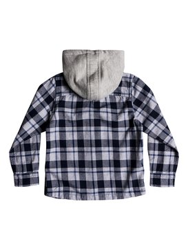 quiksilver, Snap Up - Chemise à manches longues pour Garçon 2-7 ans, NAVY BLAZER SNAP UP (byj1) Snap Up - Long Sleeve Shirt for Boys 2-7 EQKWT03141