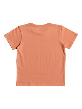 quiksilver, Classic Off - T Shirt col rond pour Garçon 2-7 ans, CADMIUM ORANGE (nhj0) Classic Off - T-Shirt for Boys 2-7 EQKZT03191