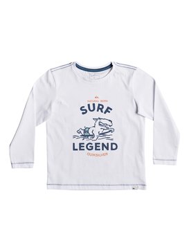 quiksilver, Classic Surf Legend - T-Shirt met Lange Mouwen, WHITE (wbb0) Classic Surf Legend - Long Sleeve T-Shirt EQKZT03200