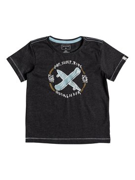 quiksilver, Eat And Ride - T-Shirt für Jungen 2-7, DARK GREY HEATHER (krph) Eat And Ride - T-Shirt for Boys 2-7 EQKZT03218