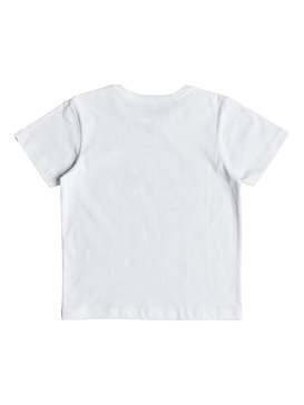 quiksilver, Monster Shakka - T-Shirt für Jungen 2-7, WHITE (wbb0) Monster Shakka - T-Shirt for Boys 2-7 EQKZT03221
