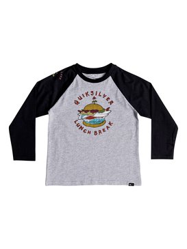 quiksilver, Quik Lunch - Maglietta a maniche lunghe, ATHLETIC HEATHER (sgrh) Quik Lunch - Long Sleeve T-Shirt EQKZT03234