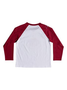 quiksilver, Quik Lunch - Longsleeve T-Shirt, WHITE (wbb0) Quik Lunch - Long Sleeve T-Shirt for Boys 2-7 EQKZT03234