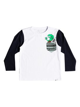 quiksilver, Los Amigos - Long Sleeve T-Shirt for Boys 2-7, WHITE (wbb0) Los Amigos - Long Sleeve T-Shirt for Boys 2-7 EQKZT03235