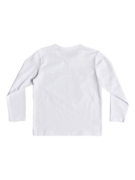 quiksilver, Hb Check - Longsleeve T-Shirt, WHITE (wbb0) Hb Check - Long Sleeve T-Shirt for Boys 2-7 EQKZT03240