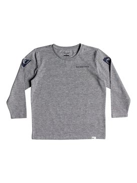 quiksilver, Double Stringer - Technical Long Sleeve T-Shirt, MEDIUM GREY HEATHER (kpvh) Double Stringer - Technical Long Sleeve T-Shirt EQKZT03255