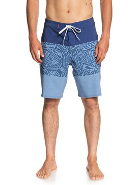 quiksilver, Waterman Liberty Triblock 20" Boardshorts, MONACO BLUE (byc6) LIBERTY TRIBLOCK BOARDSHORT 20 EQMBS03045