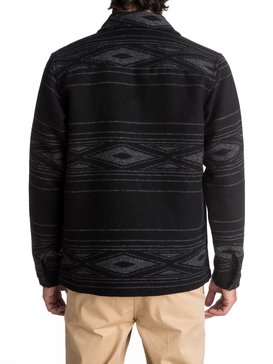 quiksilver, Waterman Salina Cruz - Veste en laine zippée, BLACK SALINA CRUZ (kvj6) Waterman Salina Cruz - Zip-Up Wool Jacket EQMJK03002