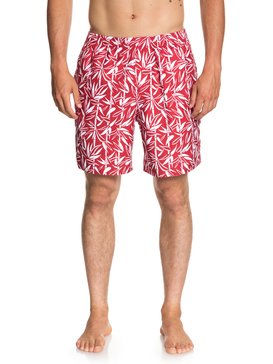 quiksilver, Waterman Balance Bamboo 18" Volley Boardshorts, CARDINAL (rpe6) BALANCE BAMBOO VOLLEY 18 EQMJV03037