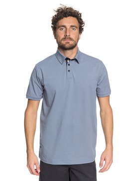 quiksilver, Waterman Reel Backlash - Funktionelles Polo-Shirt, BLUE SHADOW HEATHERED (bkqh) Waterman Reel Backlash - Technical Polo Shirt EQMKT03026