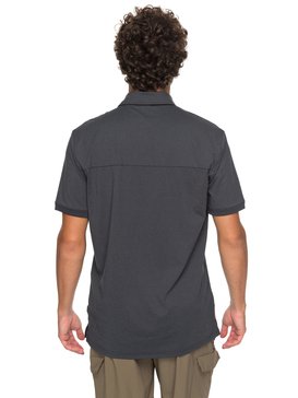 quiksilver, Waterman Reel Backlash - Funktionelles Polo-Shirt, CHARCOAL HEATHER (ktah) Waterman Reel Backlash - Technical Polo Shirt EQMKT03026