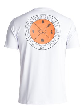 quiksilver, Waterman Mullaway - Camiseta de Surf Anfibia con Protección Solar UPF 50, WHITE (wbb0) Waterman Mullaway - Amphibian UPF 50 Surf T-Shirt EQMWR03017
