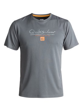 quiksilver, Waterman Gut Check - Camiseta de Surf Anfibia con Protección Solar UPF 40, QUIET SHADE (kze0) Waterman Gut Check - Amphibian UPF 40 Surf T-Shirt EQMWR03018