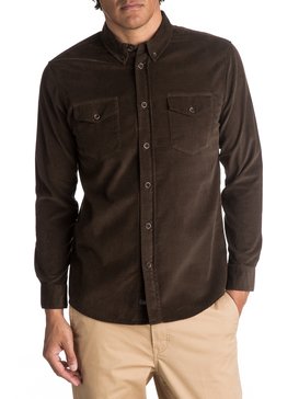 quiksilver, Waterman Bells Point - Chemise en velours à manches longues, CHOCOLATE (ctk0) Waterman Bells Point - Corduroy Long Sleeve Shirt EQMWT03032
